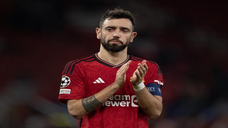 Manchester United midfielder Bruno Fernandes